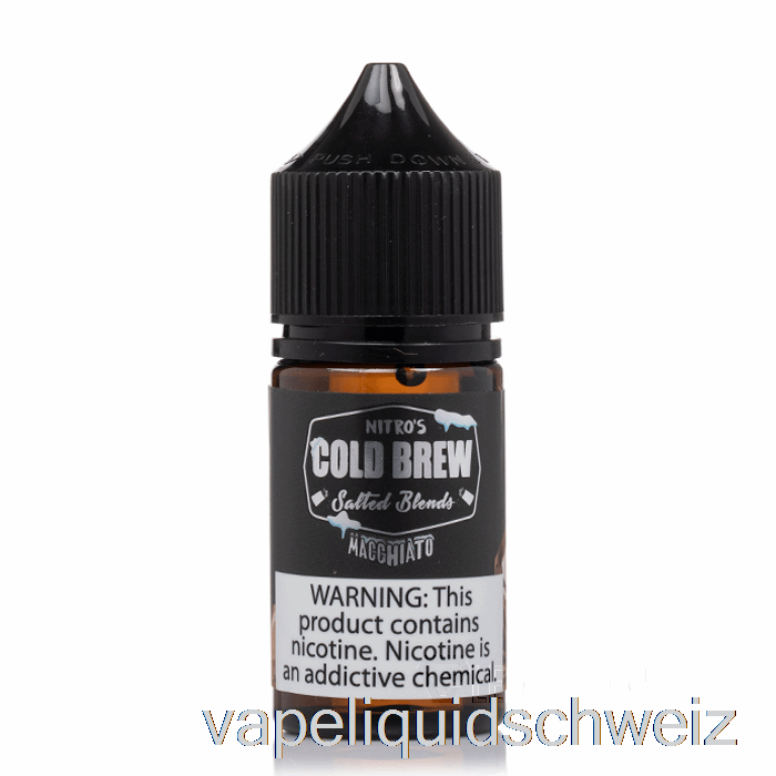 Macchiato - Nitros Cold Brew Salts - 30ml 25mg Vape Liquid E-Liquid Schweiz